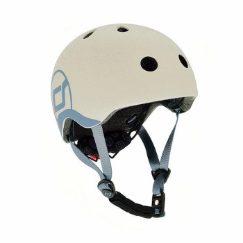 Scoot and Ride Helmet Bebek Kaskı XXS-S Açık Gri