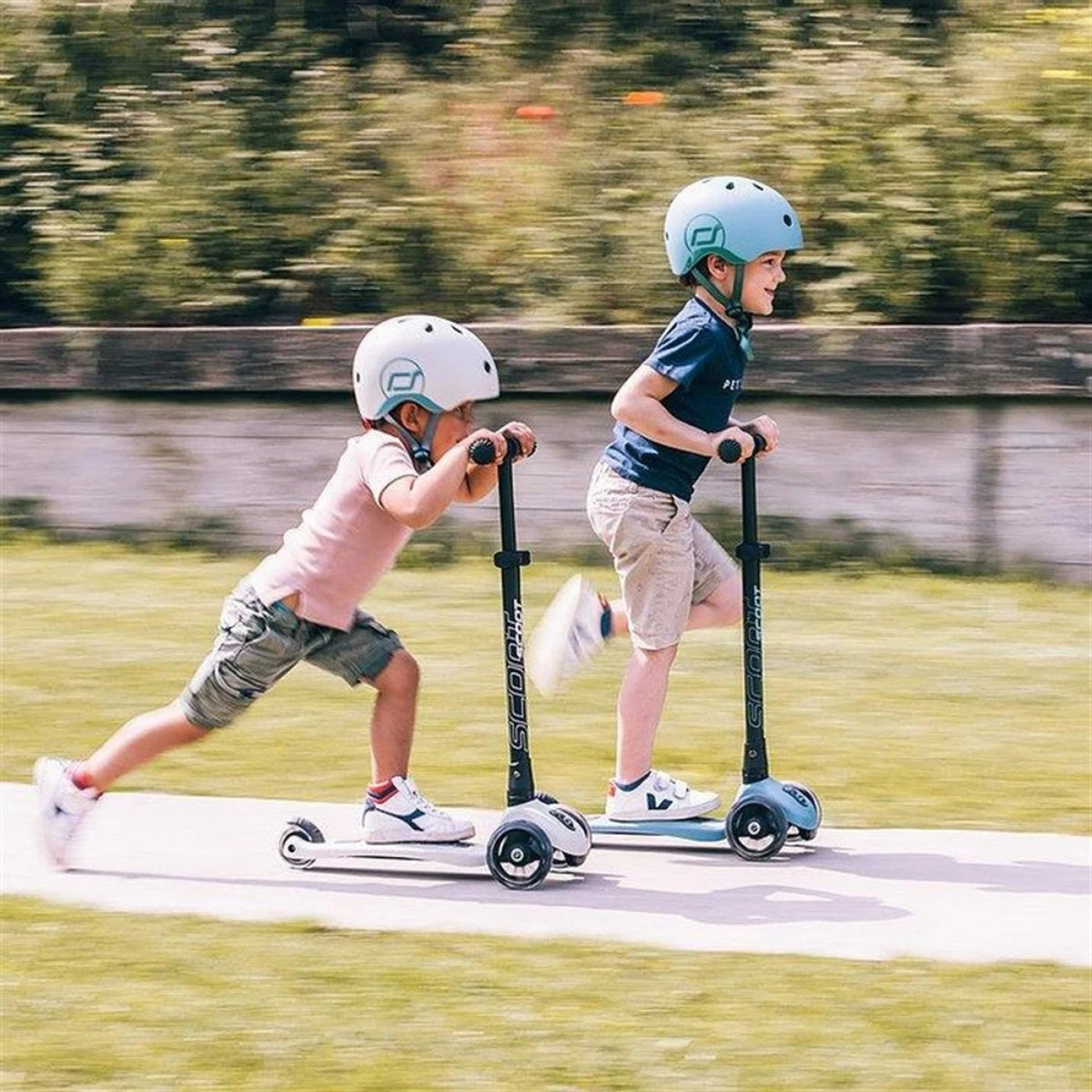 Scoot and Ride Helmet Çocuk Kaskı S-M Petrol Mavisi