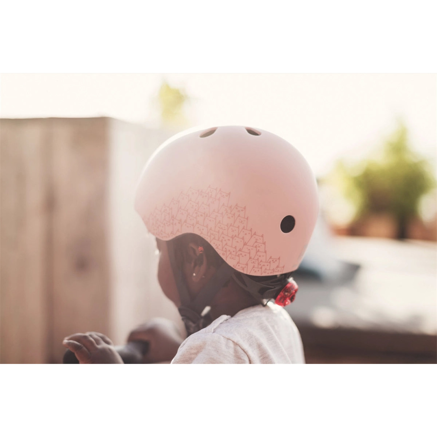 Scoot and Ride Helmet Reflective Bebek Kaskı XXS-S Pembe