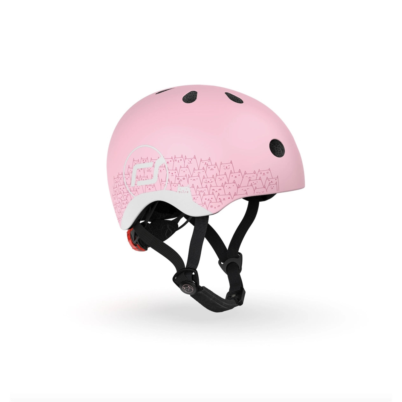 Scoot and Ride Helmet Reflective Bebek Kaskı XXS-S Pembe