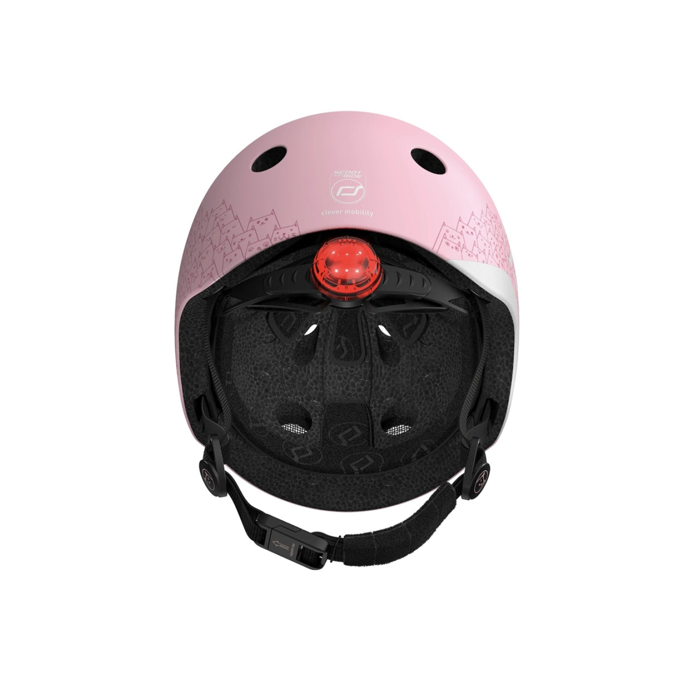 Scoot and Ride Helmet Reflective Bebek Kaskı XXS-S Pembe