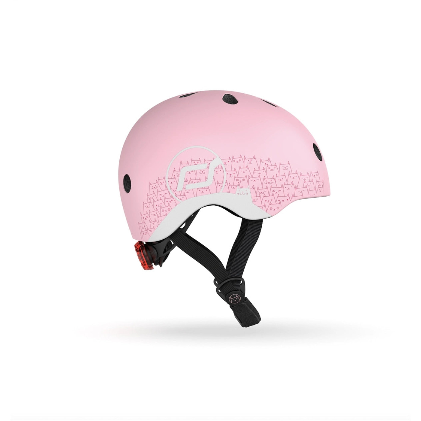 Scoot and Ride Helmet Reflective Bebek Kaskı XXS-S Pembe