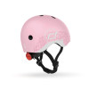 Scoot and Ride Helmet Reflective Bebek Kaskı XXS-S Pembe