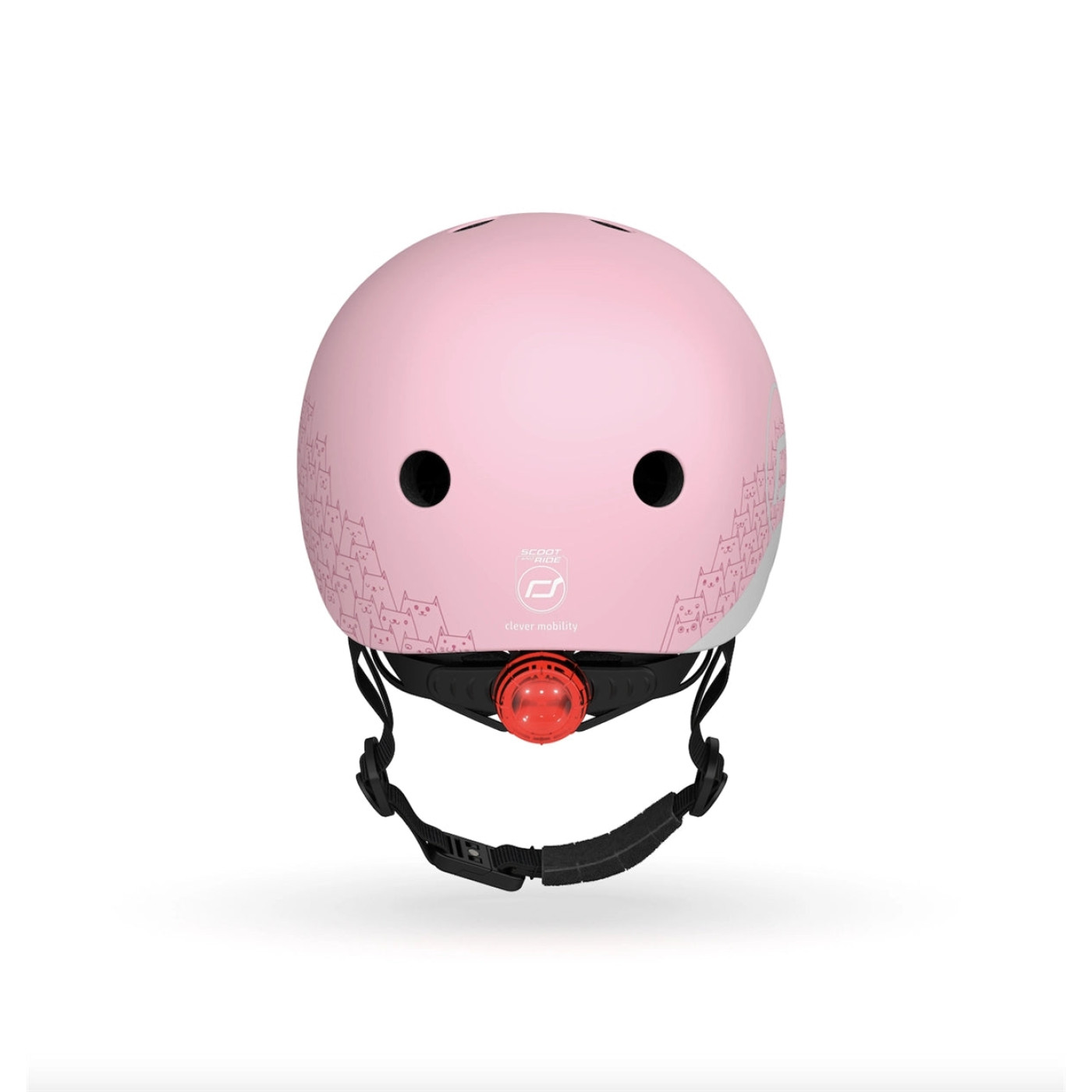 Scoot and Ride Helmet Reflective Bebek Kaskı XXS-S Pembe