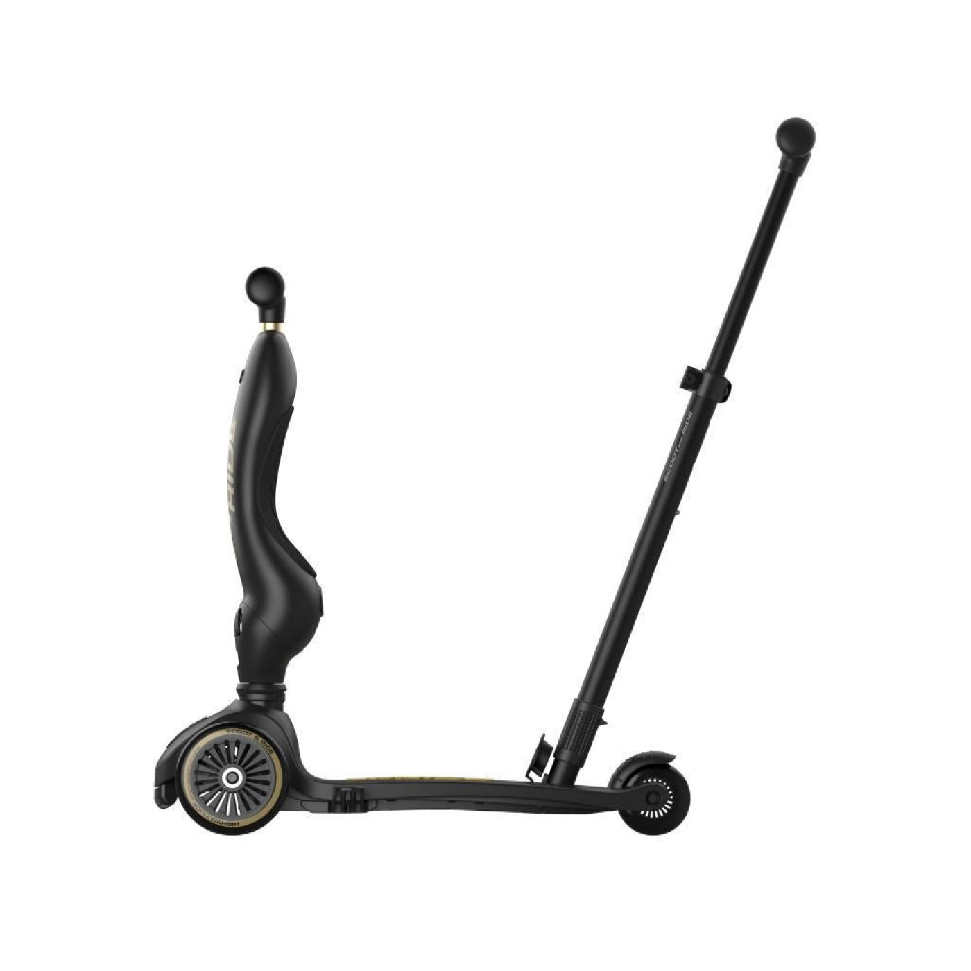 Push and Go Ebeveyn Kontrollü Çocuk Scooter Black&Gold Limited Edition - Push and Go Ebeveyn Kontrollü Çocuk Scooter Black&Gold Limited Edition - 240527-00089 -