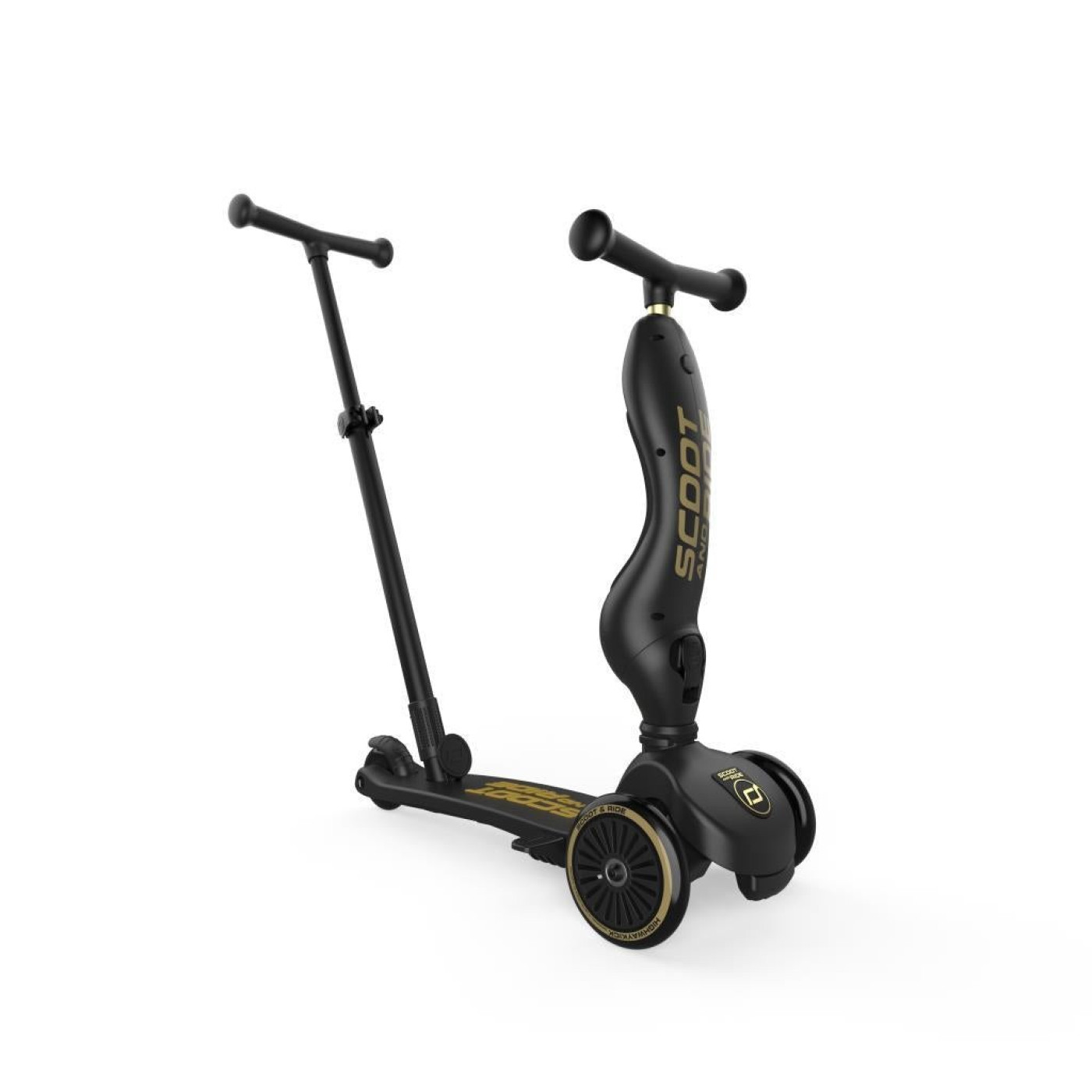 Push and Go Ebeveyn Kontrollü Çocuk Scooter Black&Gold Limited Edition - Push and Go Ebeveyn Kontrollü Çocuk Scooter Black&Gold Limited Edition - 240527-00089 -