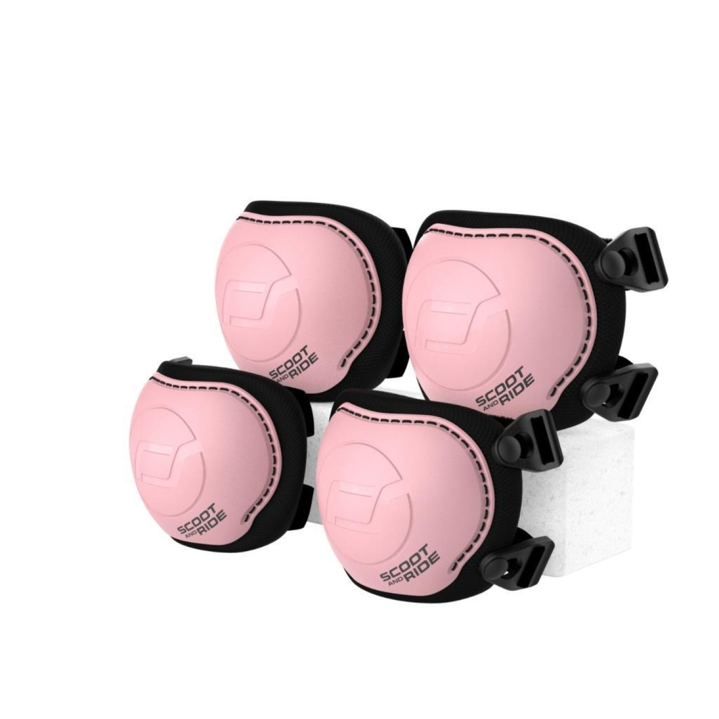Scoot and Ride S-M Dizlik ve Dirseklik Scooter Koruyucu Set Pembe Scoot and Ride S-M Dizlik ve Dirseklik Scooter Koruyucu Set Pembe