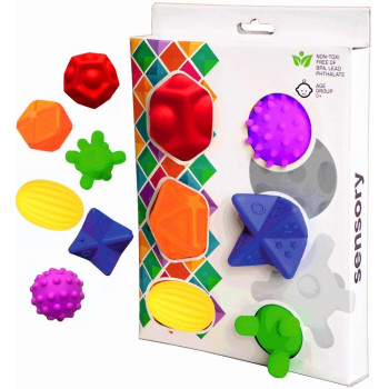 Sensory Duyusal Bebek Topları: 6'lı set