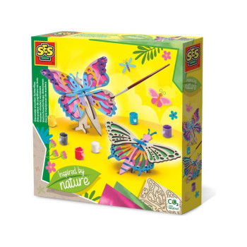 Ahşap Kelebekleri Dekore Edin - Doğadan Esinlenilmiştir