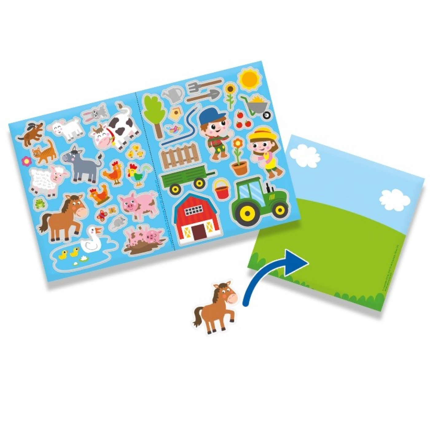 Tak Çıkar Pencere Çıkartmaları - Çiftlik - 8710341142711 Tak Çıkar Pencere Çıkartmaları - Çiftlik - SC014271 - 8710341142711