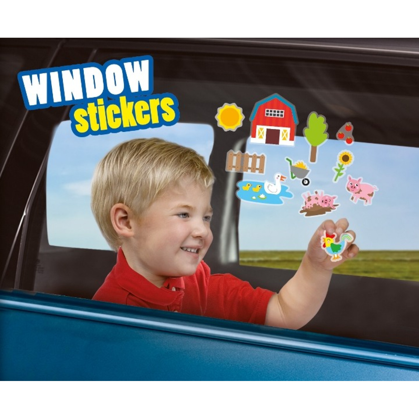 Tak Çıkar Pencere Çıkartmaları - Çiftlik - 8710341142711 Tak Çıkar Pencere Çıkartmaları - Çiftlik - SC014271 - 8710341142711