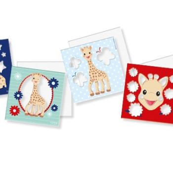 Ses Creative - Sophie la girafe - Parmak Boyası Kartları Ses Creative - Sophie la girafe - Parmak Boyası Kartları