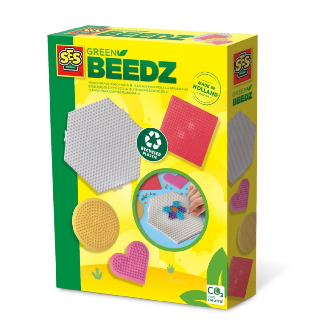 Green Beedz - Eko Ütü Boncuk Panoları - 4 x Pano - SC006403 - 8710341064037