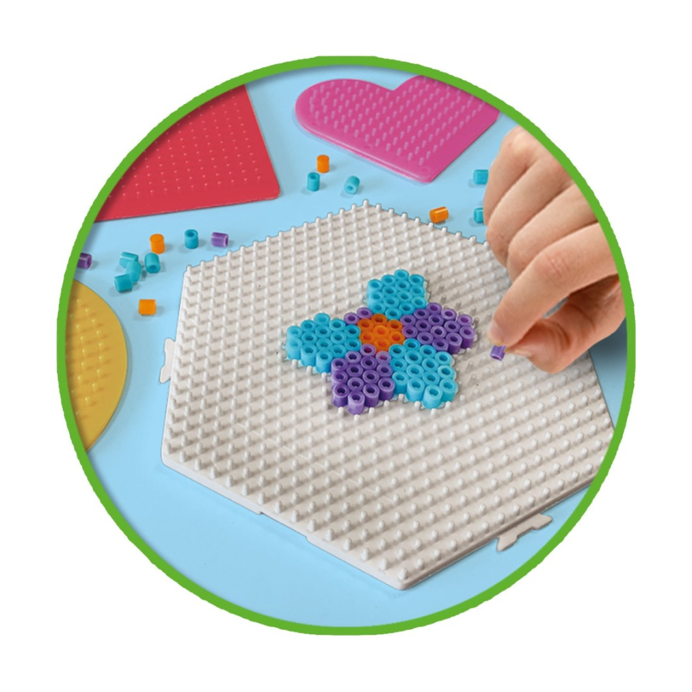 Green Beedz - Eko Ütü Boncuk Panoları - 4 x Pano - 8710341064037 Green Beedz - Eko Ütü Boncuk Panoları - 4 x Pano - SC006403 - 8710341064037