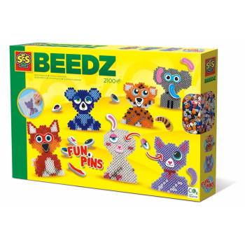Beedz- Ütü Boncuk Seti - Eğlenceli Hayvanlar Beedz- Ütü Boncuk Seti - Eğlenceli Hayvanlar