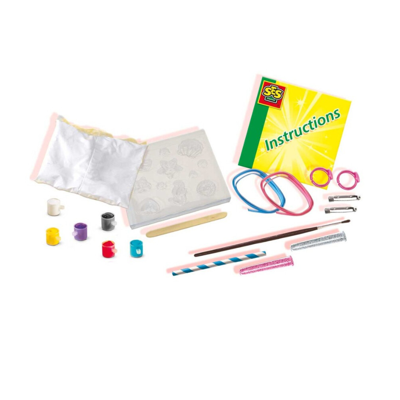 Kalıba Dök Ve Boya - Mücevherler - Simli - SC001291 - 8710341012915