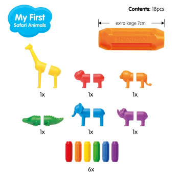 Smartmax - Mıknatıslı İlk Safari Hayvanlarım Smartmax - Mıknatıslı İlk Safari Hayvanlarım