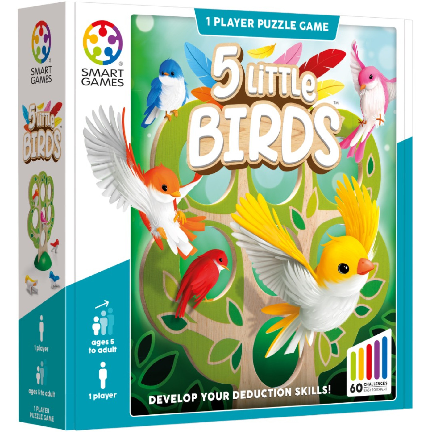 Smart Games 5 Little Birds - 5414301525639 Smart Games 5 Little Birds - ST00880 - 5414301525639