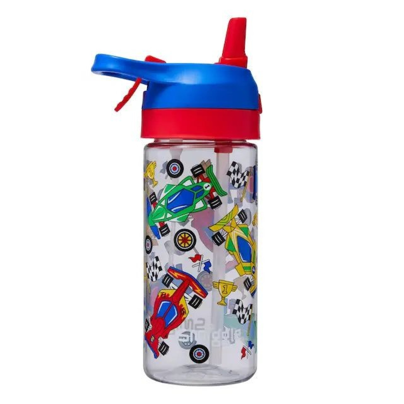 Smiggle - Hali Junior Su Püskürtmeli Otomatik Pipetli 440ML Suluk - 9332934360822 - 9332934360822