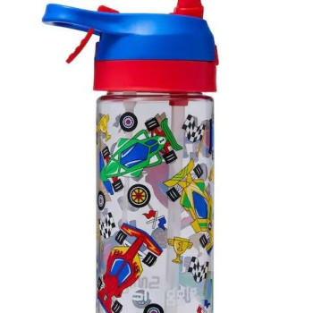 Smiggle - Hali Junior Su Püskürtmeli Otomatik Pipetli 440ML Suluk