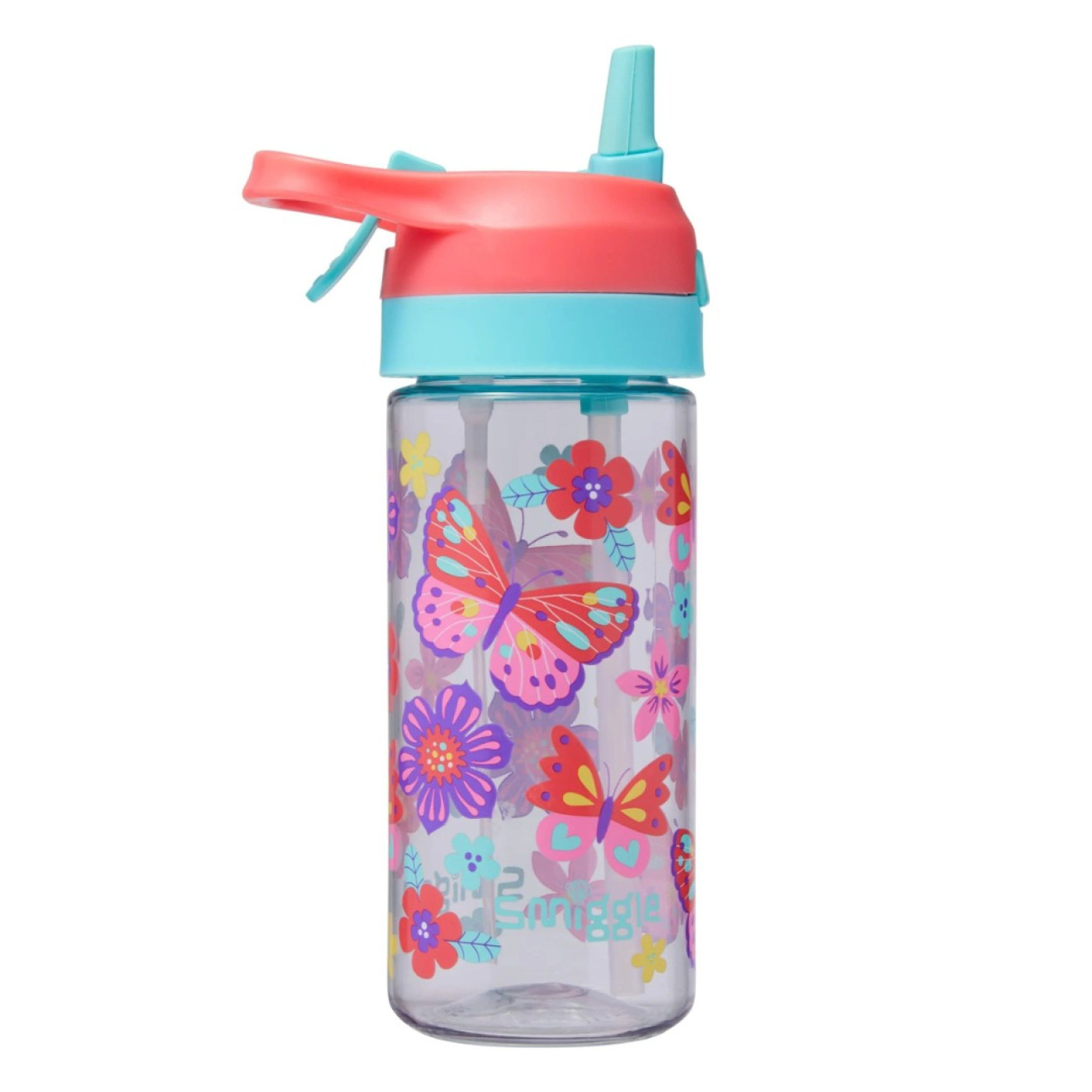 Smiggle - Hali Junior Su Püskürtmeli Otomatik Pipetli 440ML Suluk - 9332934360846 - 9332934360846