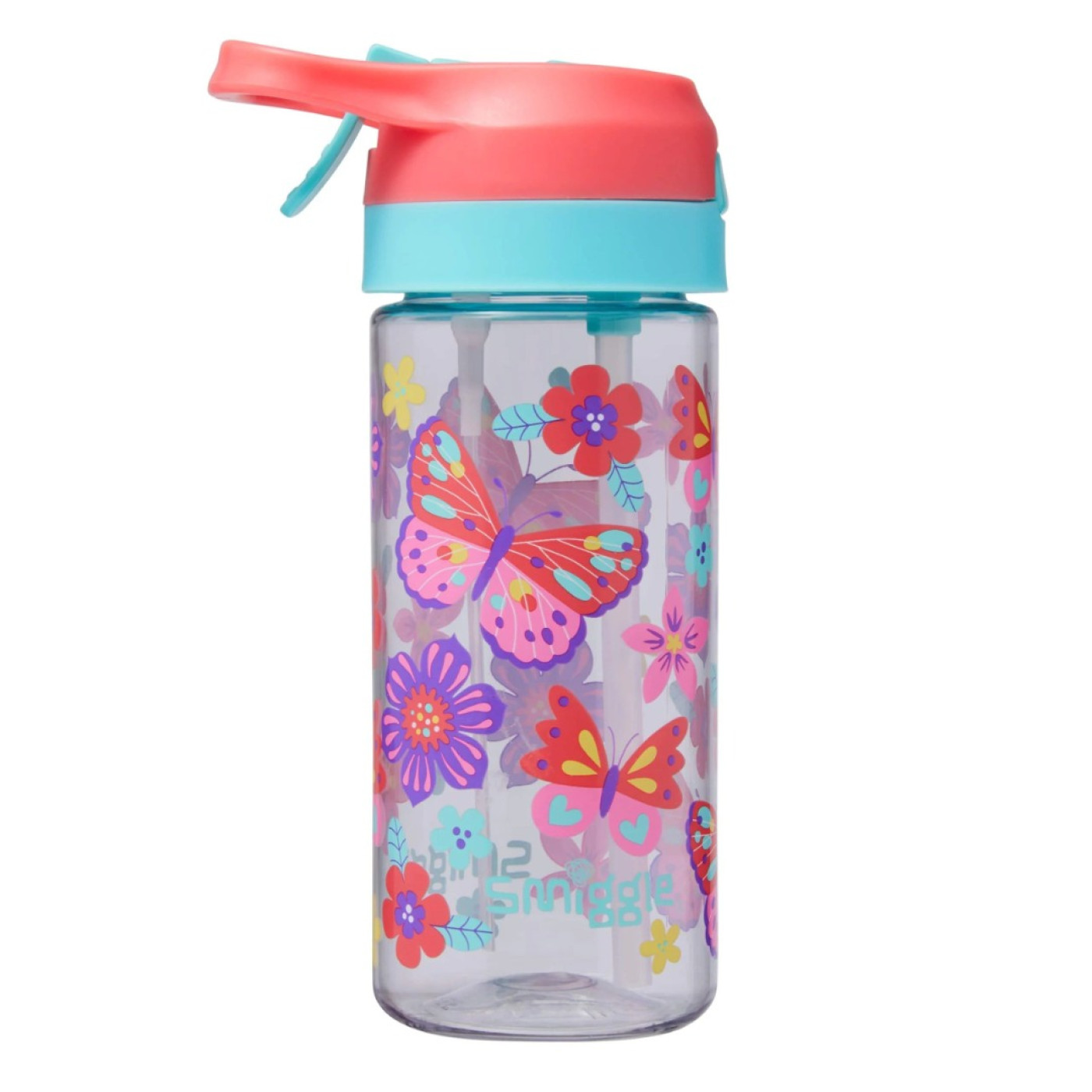 Smiggle - Hali Junior Su Püskürtmeli Otomatik Pipetli 440ML Suluk - 9332934360846 - 9332934360846