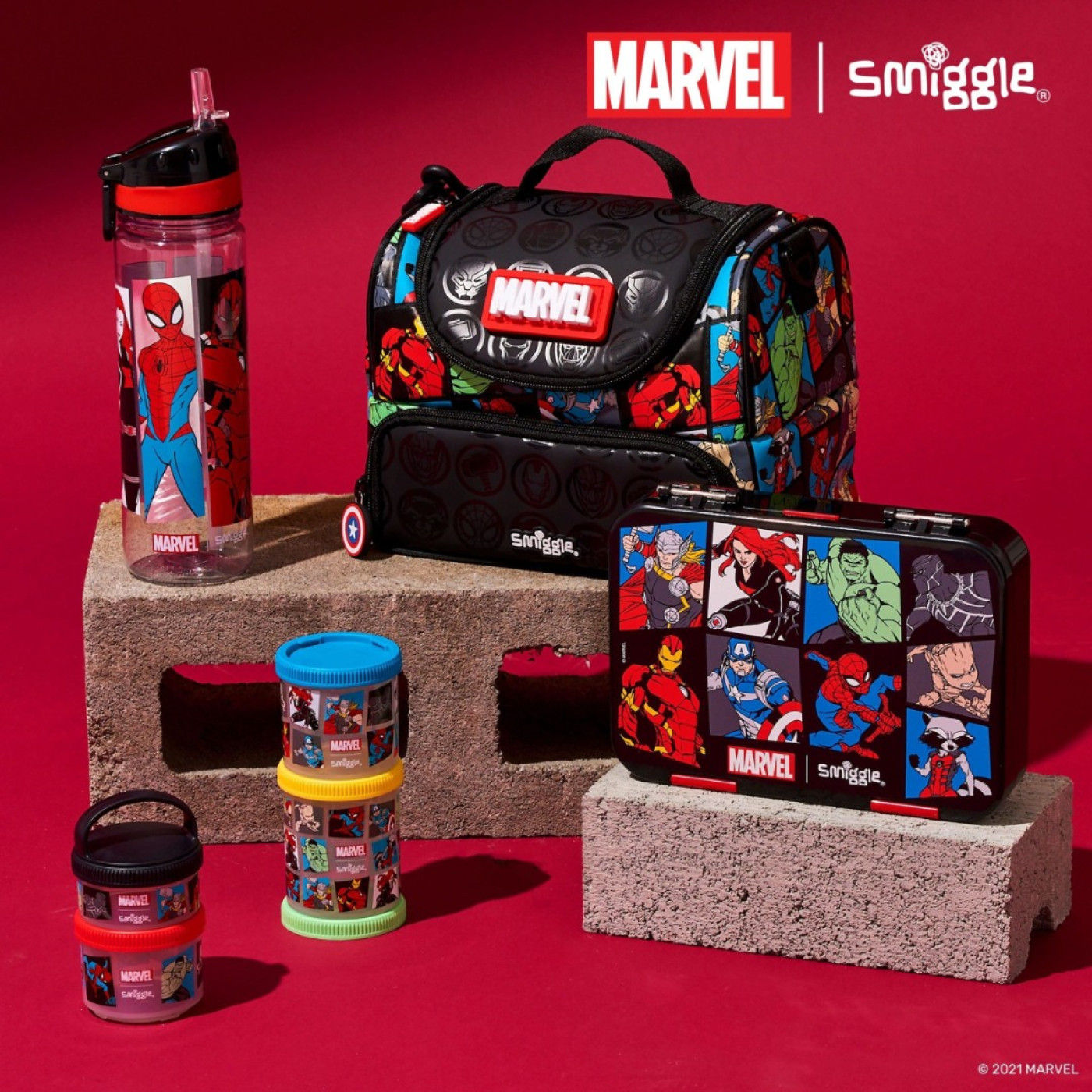 Smiggle - Marvel Çift Katlı Beslenme Çantası - 9332934320802 Smiggle - Marvel Çift Katlı Beslenme Çantası - 9332934320802 - 9332934320802