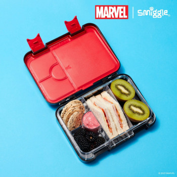 Smiggle - Marvel Spiderman Orta Boy Bento Öğle Yemeği Kutusu Smiggle - Marvel Spiderman Orta Boy Bento Öğle Yemeği Kutusu