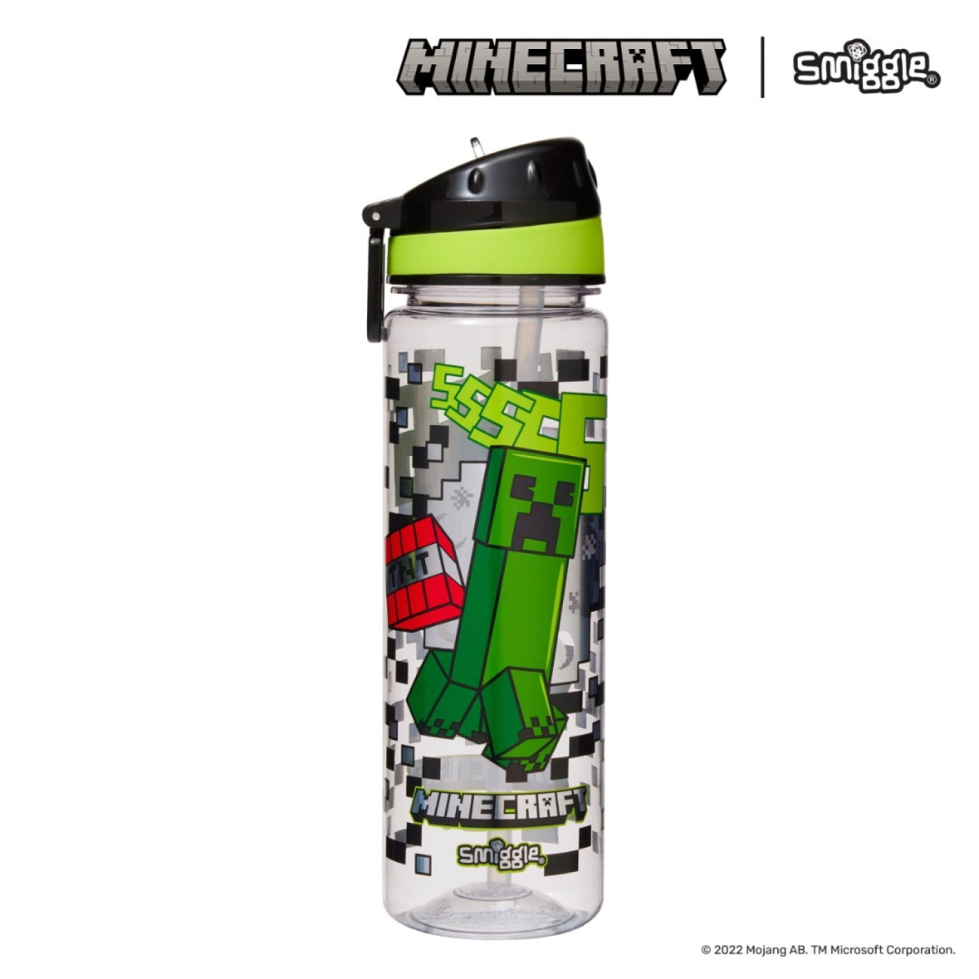 Smiggle - Minecraft Pipetli 650ML BPAsız Suluk - 9332934354074 Smiggle - Minecraft Pipetli 650ML BPAsız Suluk - 9332934354074 - 9332934354074