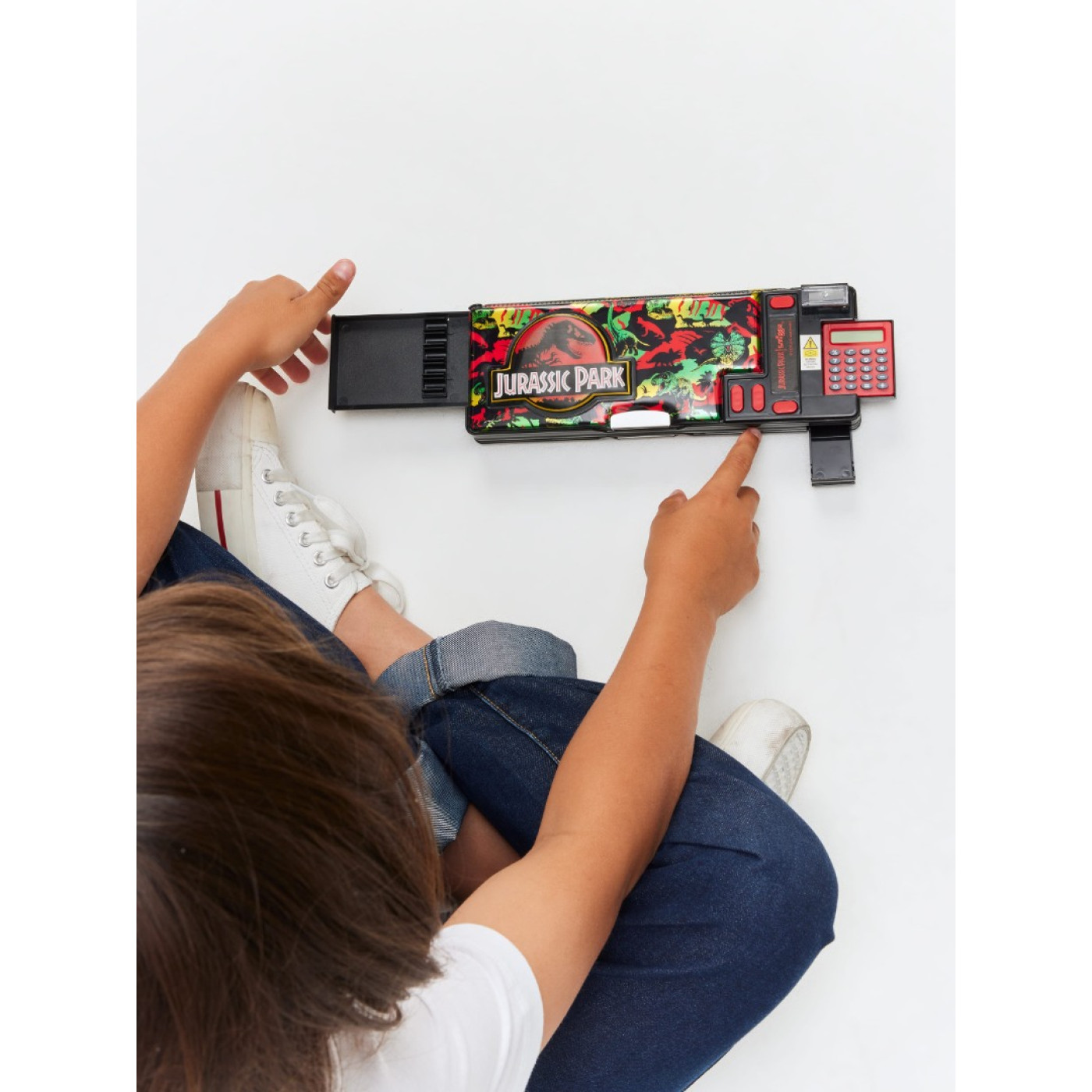Smiggle - Jurassic Park Hesap Makinalı Kalem Kutusu - 9332934375628 Smiggle - Jurassic Park Hesap Makinalı Otomatik Kalem Kutusu - 452113 - 9332934375628