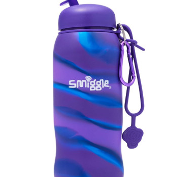 Smiggle - Freestyle Silikon Katlanabilir Pipetli Suluk 630Ml
