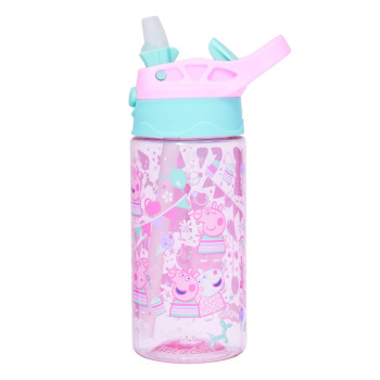 Smiggle - Peppa Pig 440ML BPAsız Otomatik Pipetli Suluk