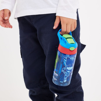 Smiggle - Pj Mask 440Ml Bpasız Otomatik Pipetli Suluk