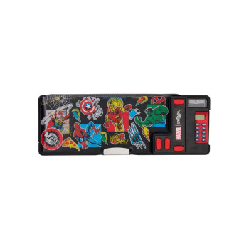 Smiggle - Marvel Pop Out Otomatik Hesap Makineli Kalem Kutusu