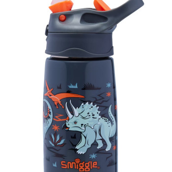 Smiggle - Playtime Junior 400ML Gizli Pipetli Çelik Matara