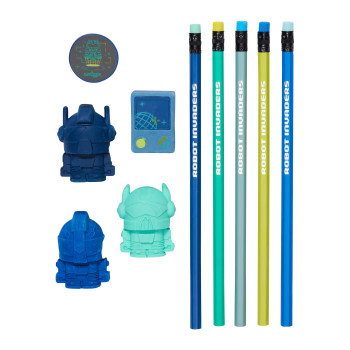 Smiggle - Vision Silgi ve Kalem Seti Robot