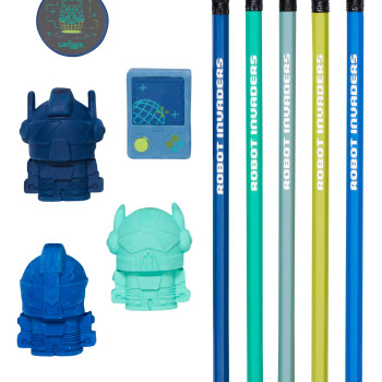 Smiggle - Vision Silgi ve Kalem Seti Robot