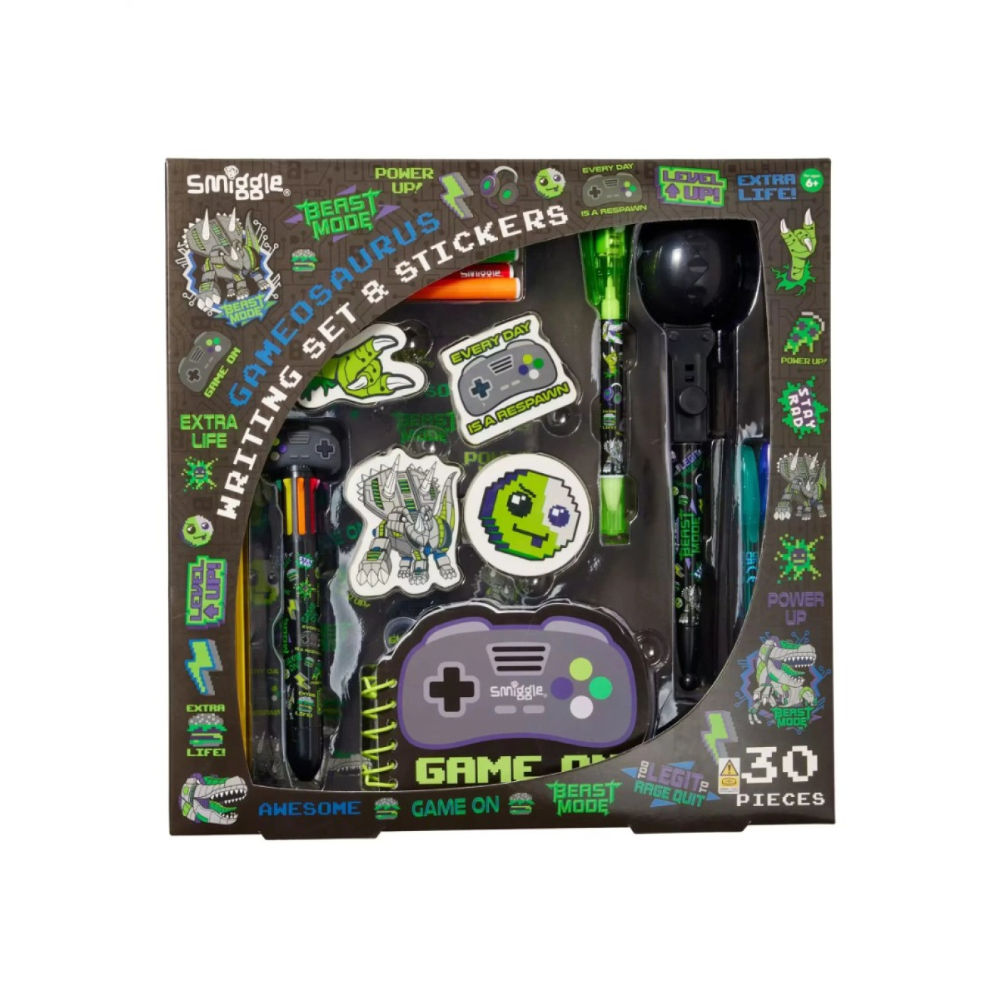 Smiggle - Defter, Silgi, Kalem ve Boyama Kırtasiye Seti