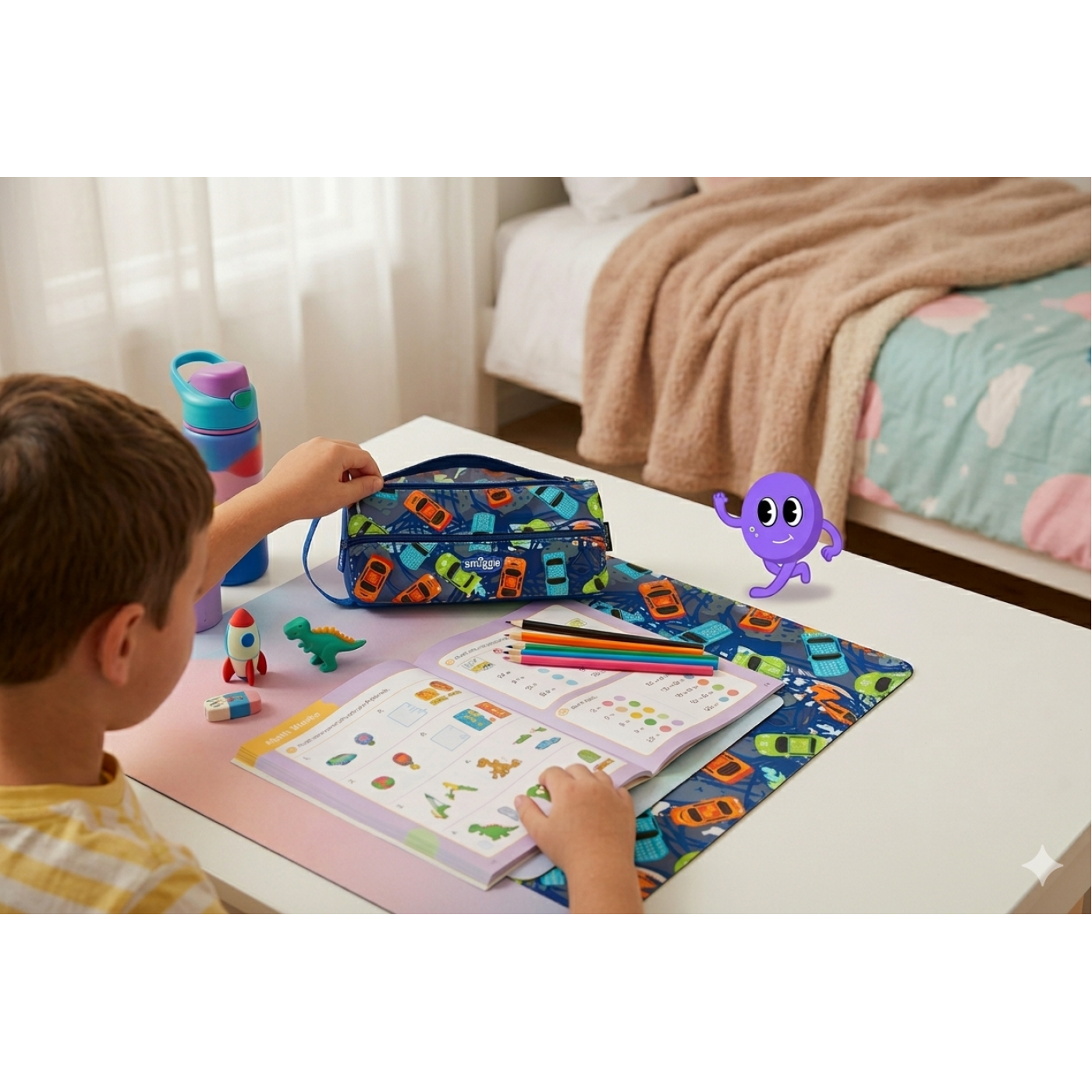 Smiggle - Whirl Junior Flip Fermuarlı Kalem Kutusu