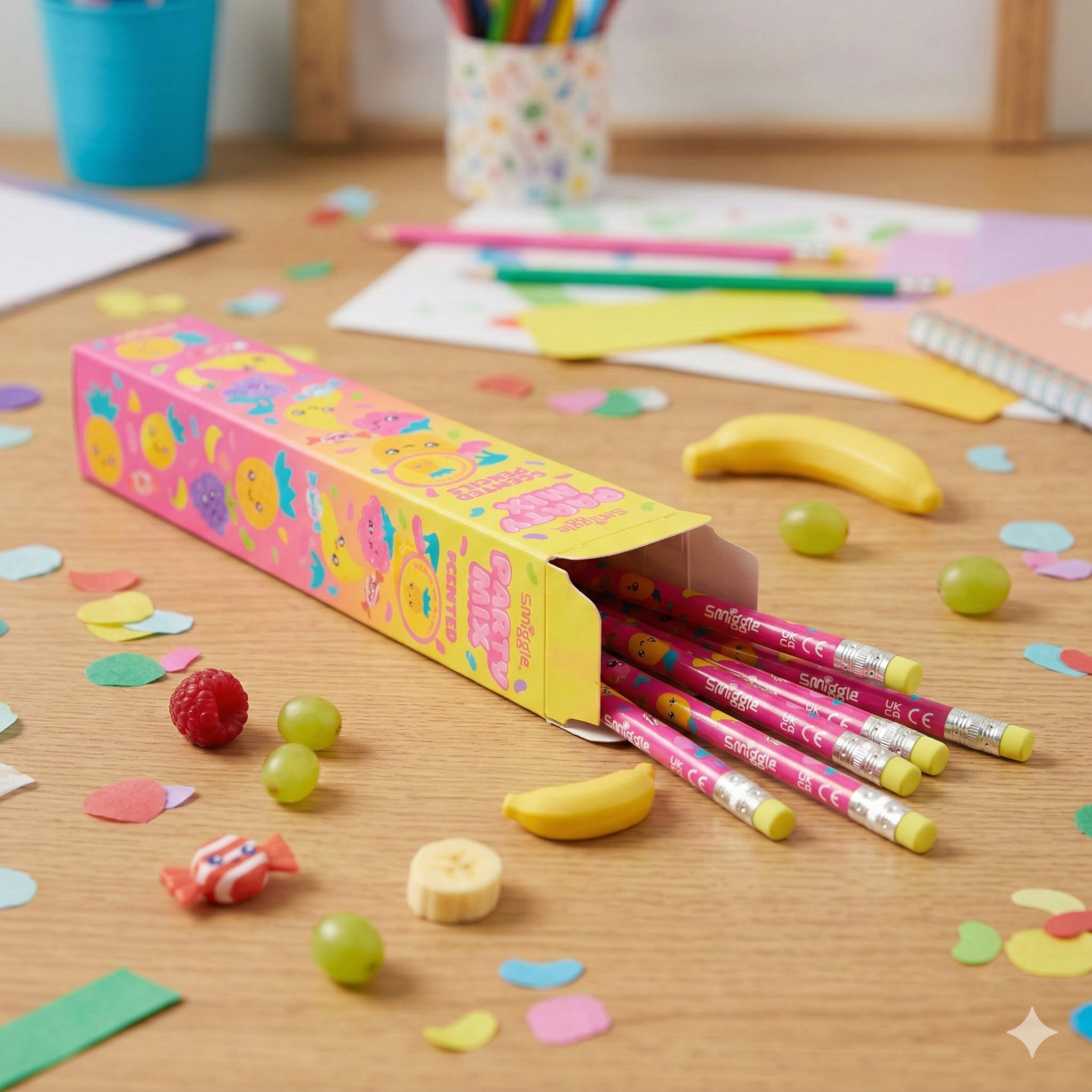 Smiggle - Meyve Kokulu 4lü Kurşun Kalem Seti