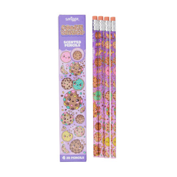 Smiggle - Kurabiye Kokulu 4lü Kurşun Kalem Seti