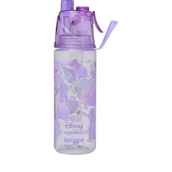 Smiggle - Disney Prenses Su Püskürtmeli 560ML BPAsız Suluk
