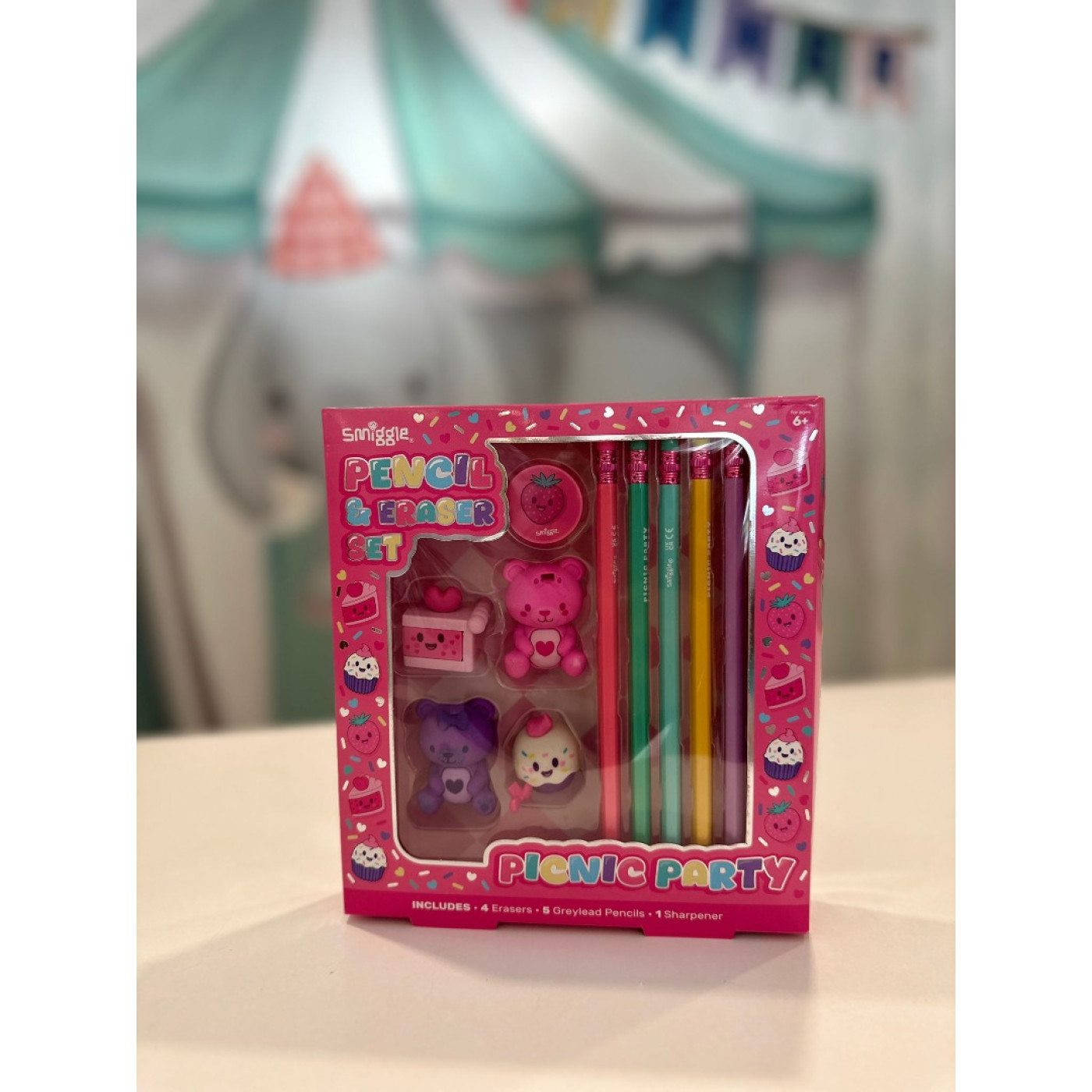 Smiggle - Vision Silgi Kalem Kutulu Kırtasiye Seti - 9332934399396 - 9332934399396