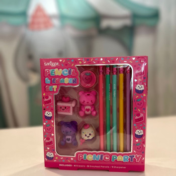 Smiggle - Vision Silgi Kalem Kutulu Kırtasiye Seti