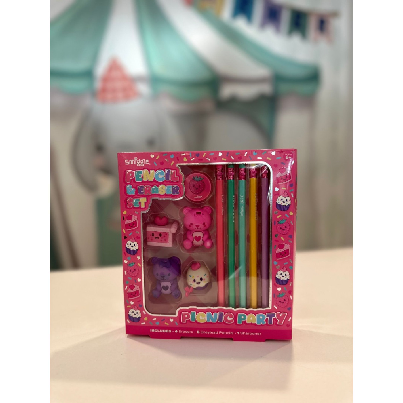 Smiggle - Vision Silgi Kalem Kutulu Kırtasiye Seti - 9332934399396 - 9332934399396