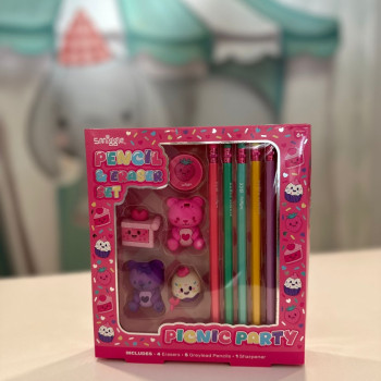 Smiggle - Vision Silgi Kalem Kutulu Kırtasiye Seti