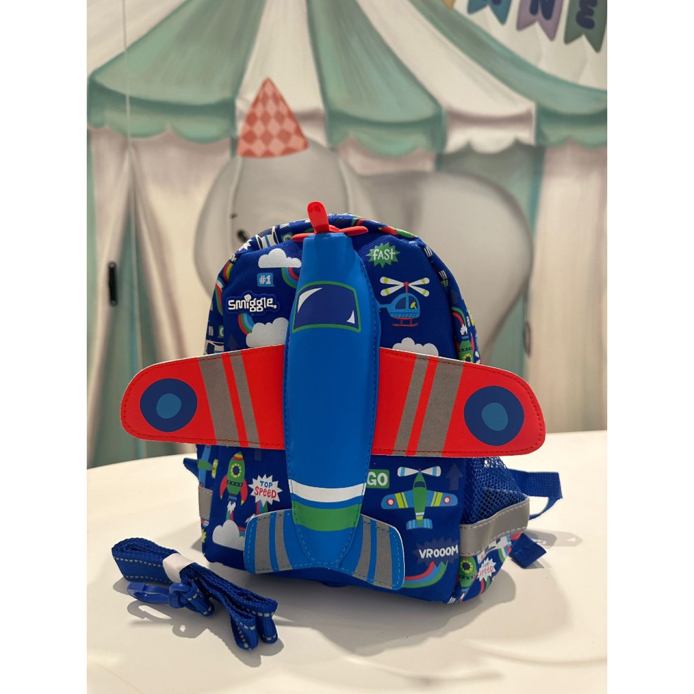 Smiggle - Teeny Tiny Çıkarılabilir Kemer Askılı Helikopter Kreş Sırt Çantası - 9332934396524 - 9332934396524
