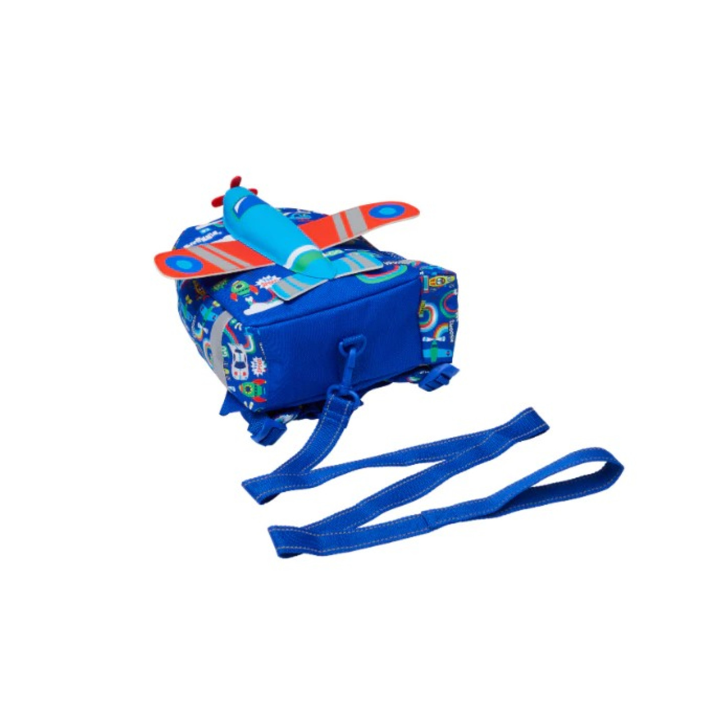 Smiggle - Teeny Tiny Çıkarılabilir Kemer Askılı Helikopter Kreş Sırt Çantası - 9332934396524 - 9332934396524