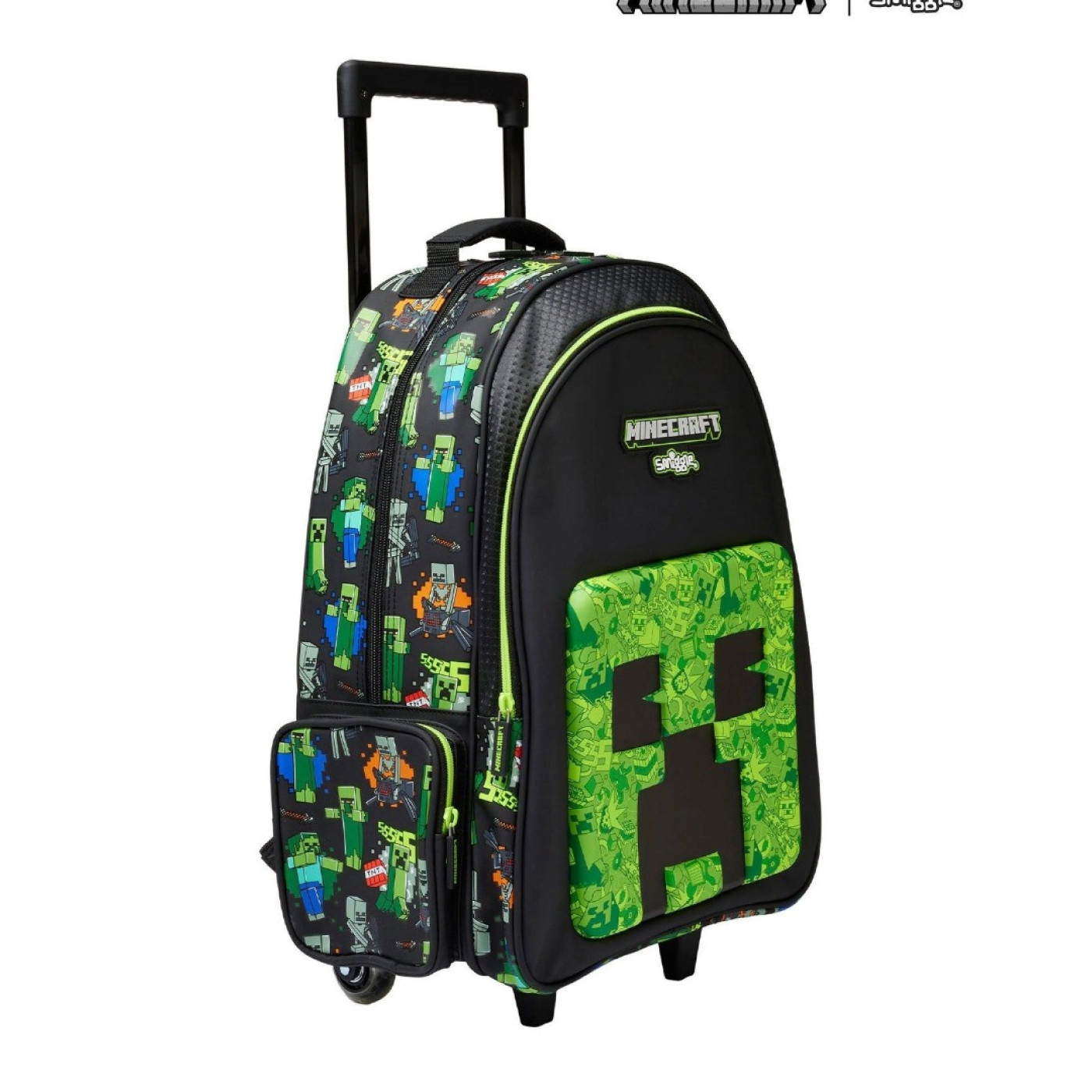 Smiggle - Minecraft Çekçekli Işıklı Tekerlekli Çanta - 9332934353312 Smiggle - Minecraft Çekçekli Işıklı Tekerlekli Çanta - 9332934353312 - 9332934353312