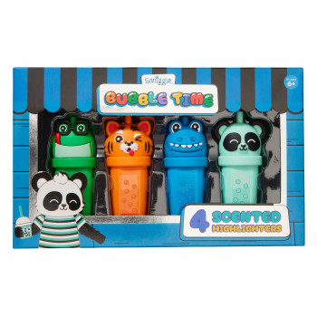 Smiggle - Bubble Time Fosforlu Highlighter 4lü Kalem Seti